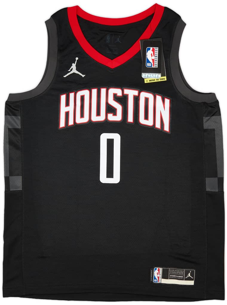 2021-22 Houston Rockets Green #0 Jordan Swingman Alternate Jersey (L)