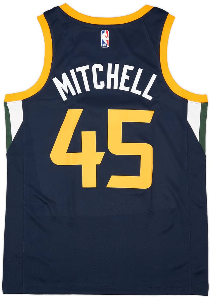 2017-22 Utah Jazz Mitchell #45 Nike Swingman Away Jersey (M)