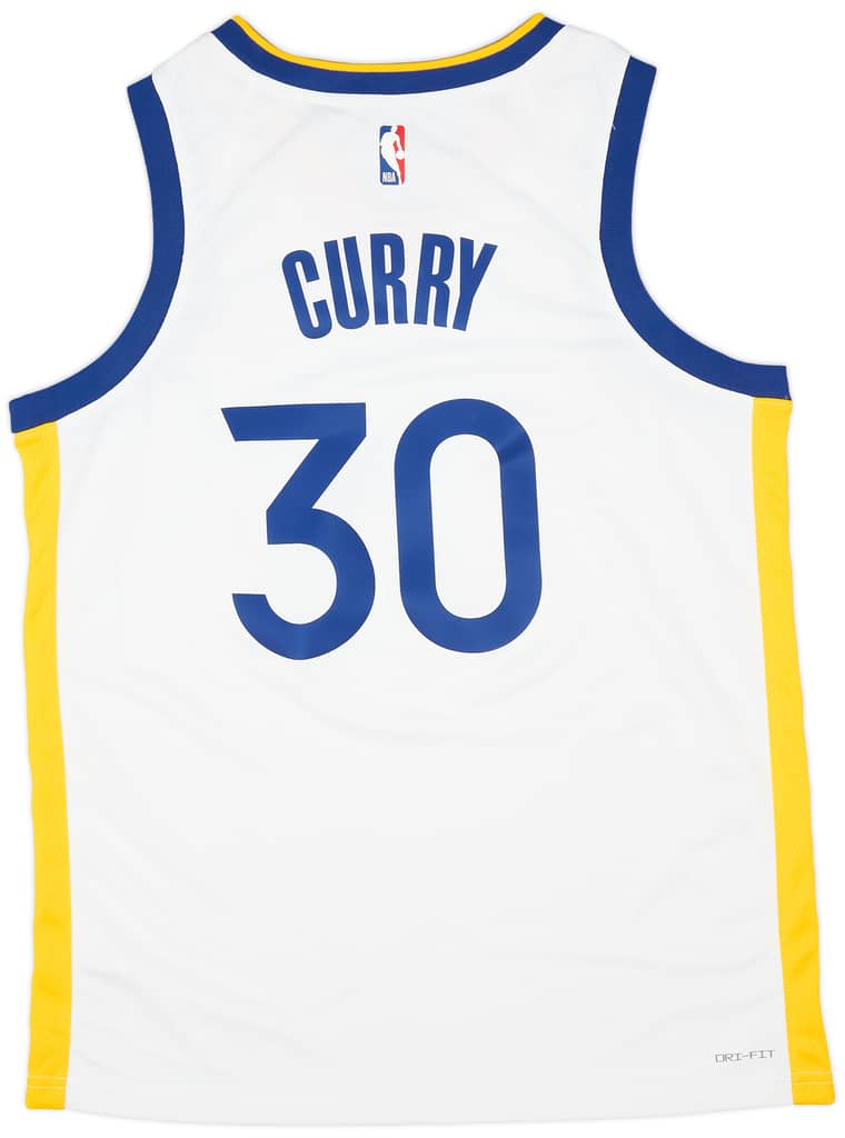2017-24 Golden State Warriors Curry #30 Nike Swingman Home Jersey (L)