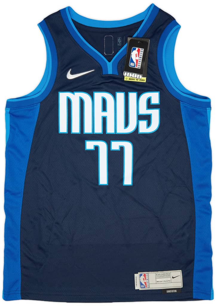 2020-21 Dallas Mavericks Doncic #77 Nike Swingman Alternate Jersey (M)
