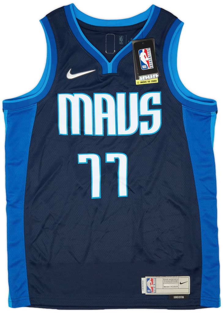 2020-21 Dallas Mavericks Doncic #77 Nike Swingman Alternate Jersey (M)