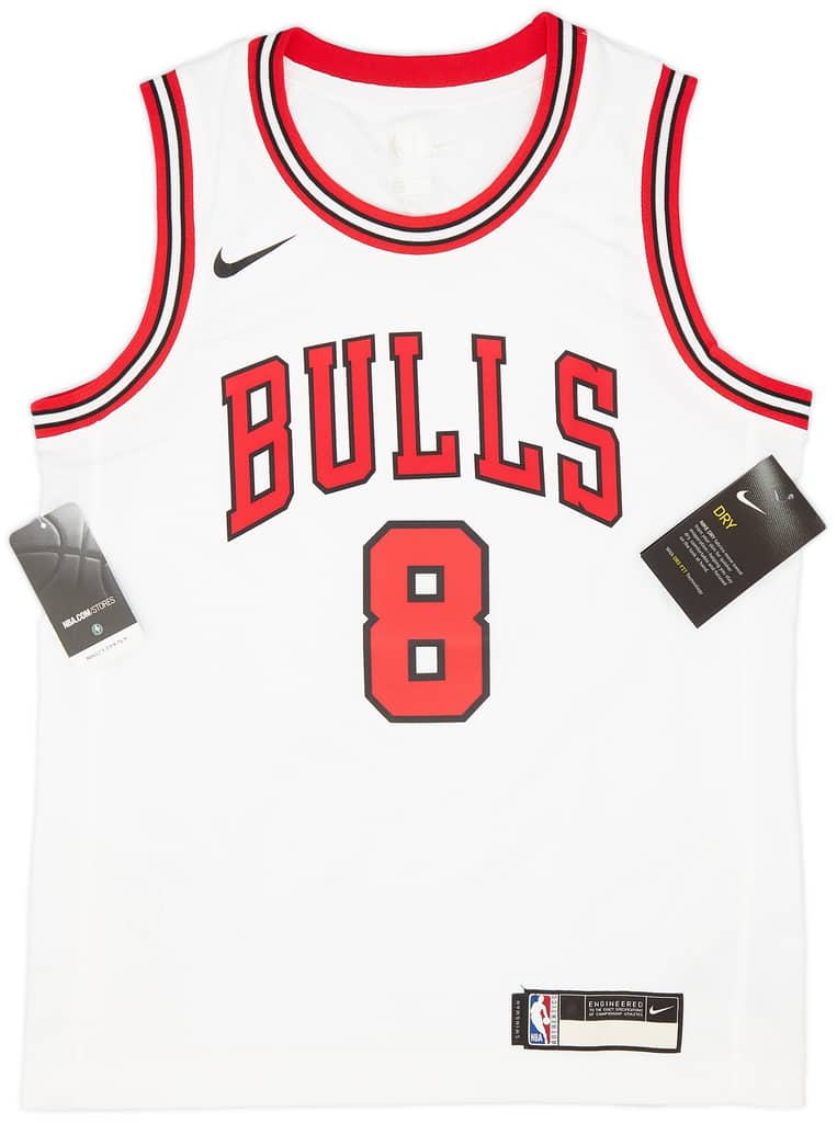 2017-24 Chicago Bulls Lavine #8 Nike Swingman Home Jersey (M.Kids)