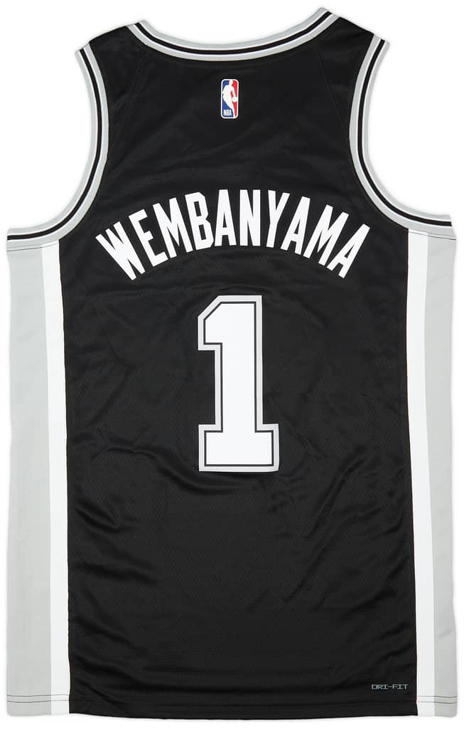 2023-24 San Antonio Spurs Wembanyama #1 Nike Swingman Away Jersey (M)