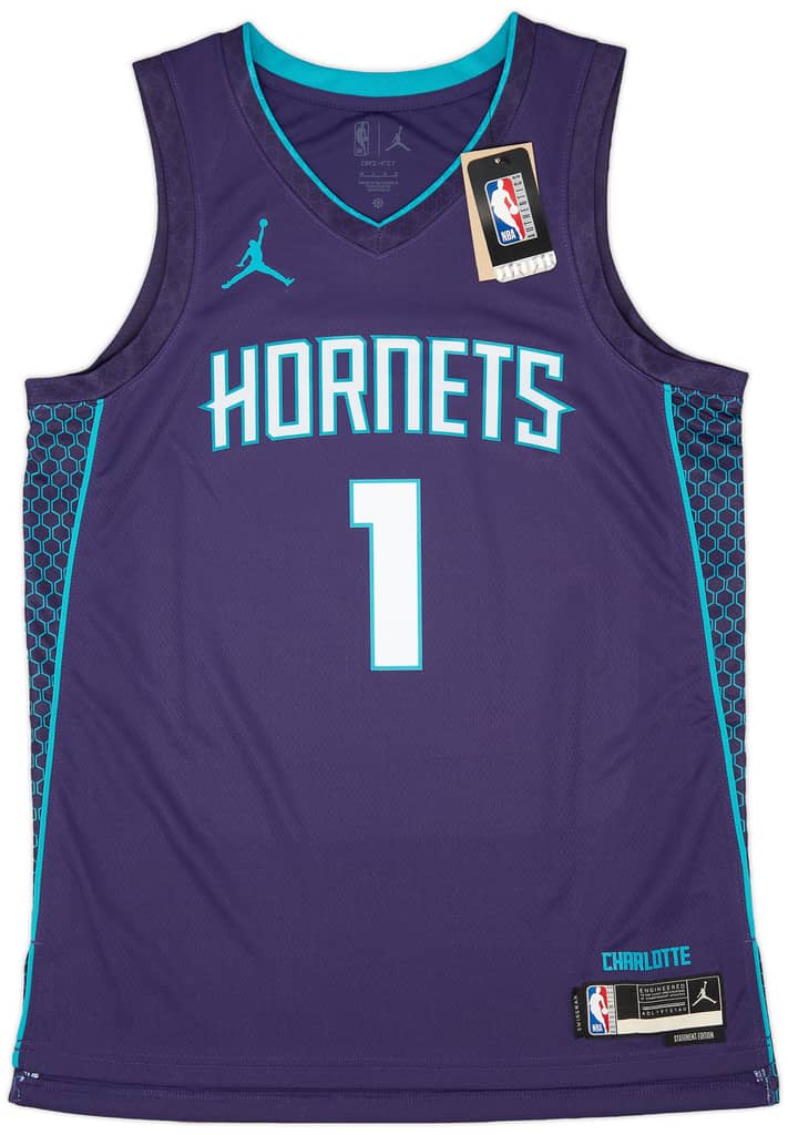 2022-24 Charlotte Hornets Ball #1 Jordan Swingman Alternate Jersey (L)