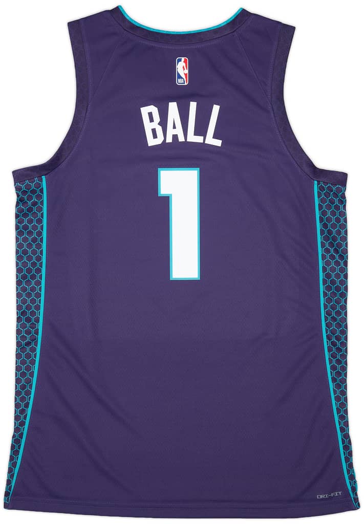2022-24 Charlotte Hornets Ball #1 Jordan Swingman Alternate Jersey (L)