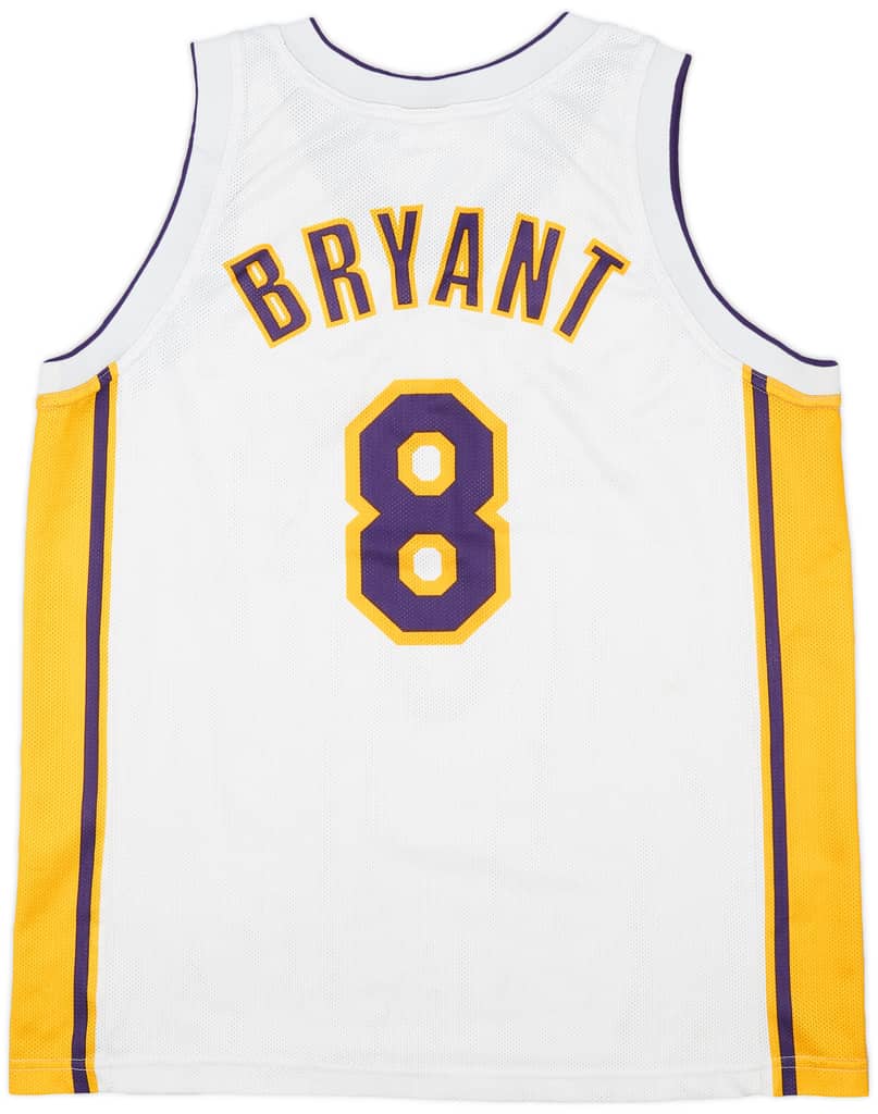 2002-06 LA Lakers Bryant #8 Champion Alternate Jersey (Very Good) L