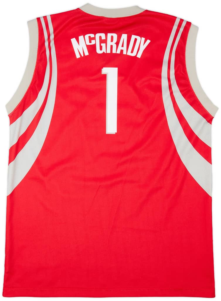 2004-10 Houston Rockets McGrady #1 Champion Away Jersey (Excellent) XL