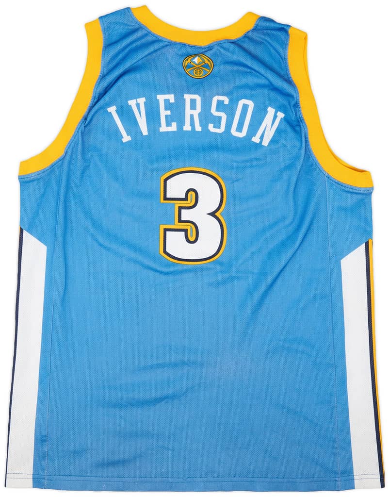 2006-08 Denver Nuggets Iverson #3 Champion Away Jersey (Very Good) XL