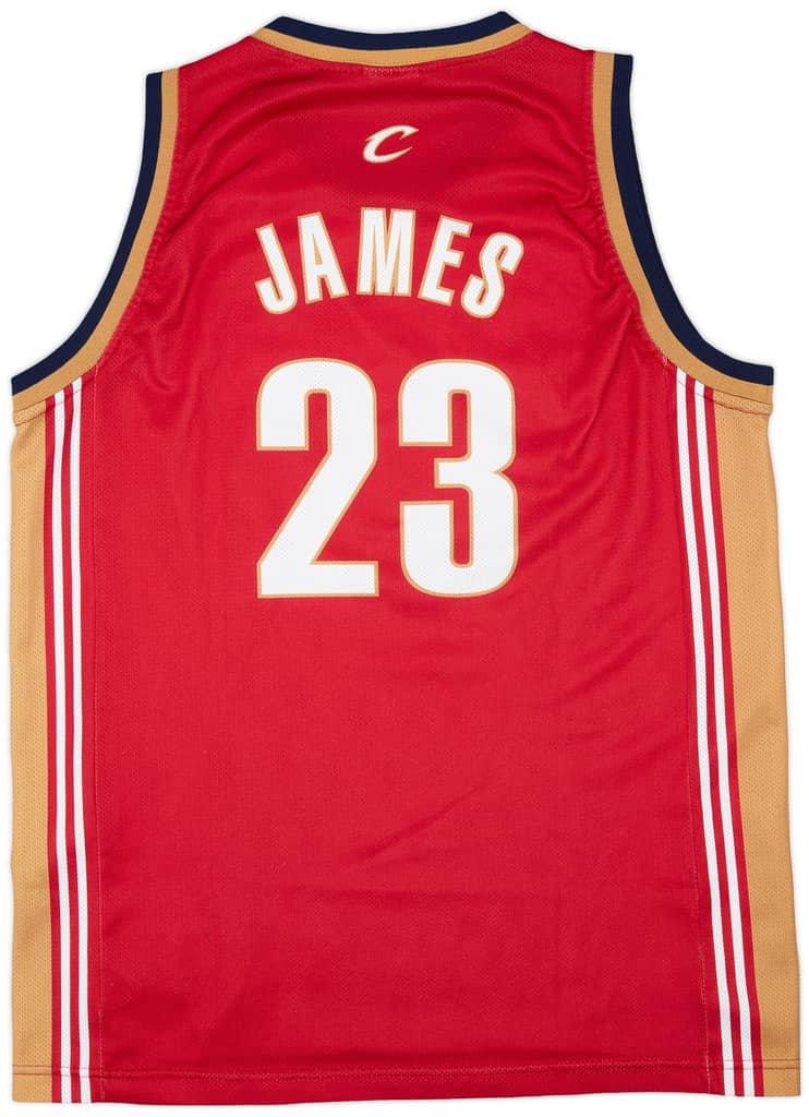2003-10 Cleveland Cavaliers James #23 Champion Away Jersey (Excellent) L
