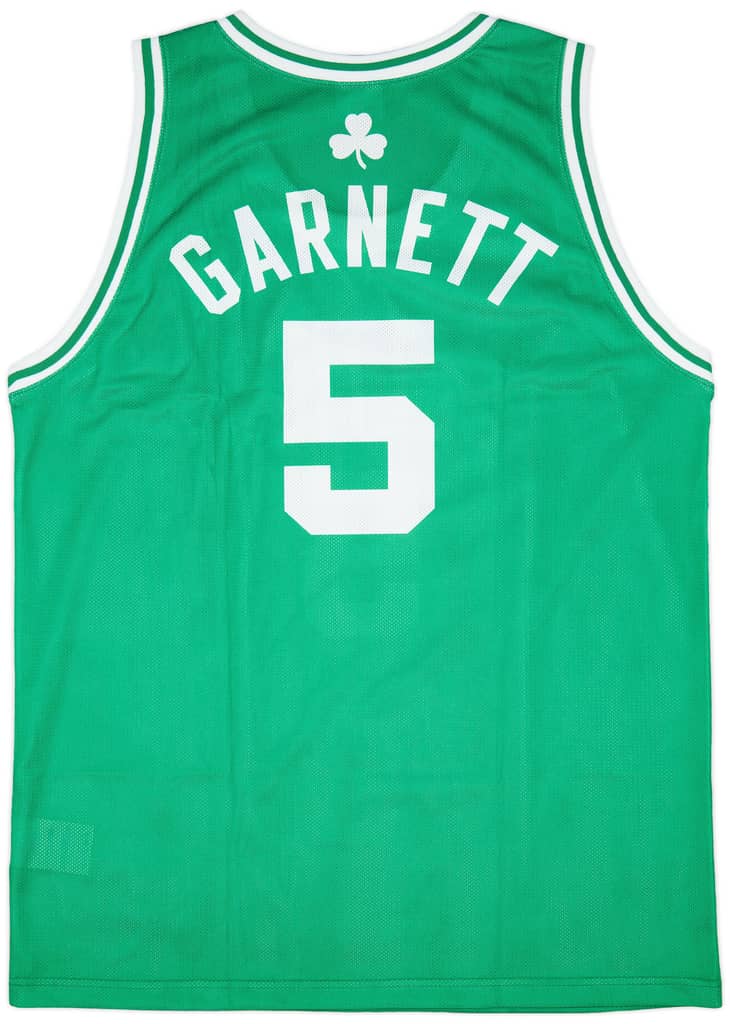 2007-10 Boston Celtics Garnett #5 Champion Away Jersey (Excellent) XXL