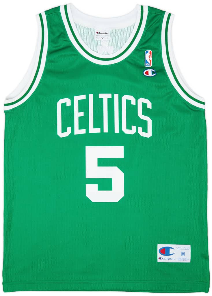 2007-10 Boston Celtics Garnett #5 Champion Away Jersey (Excellent) M