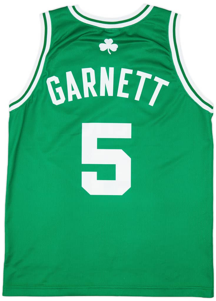 2007-10 Boston Celtics Garnett #5 Champion Away Jersey (Excellent) M
