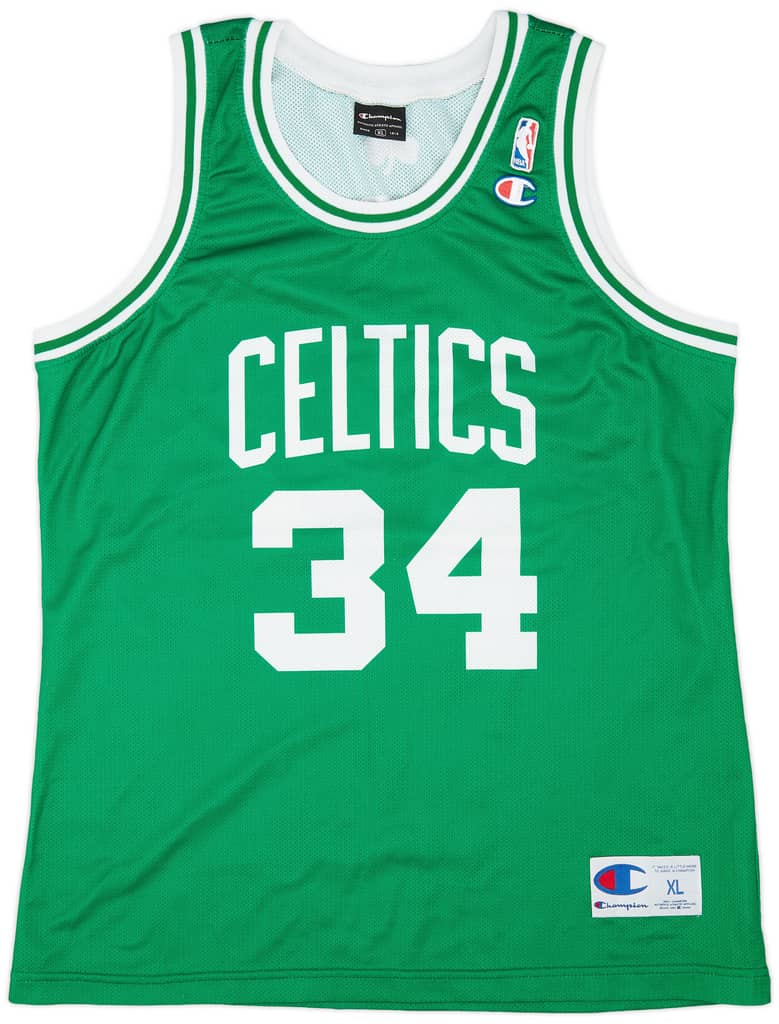 1998-10 Boston Celtics Pierce #34 Champion Away Jersey (Excellent) XL