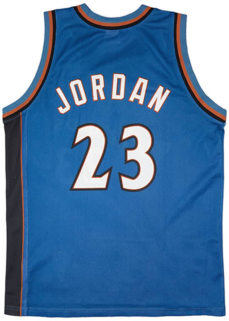 2001-03 Washington Wizards Jordan #23 Champion Away Jersey (Very Good) XL