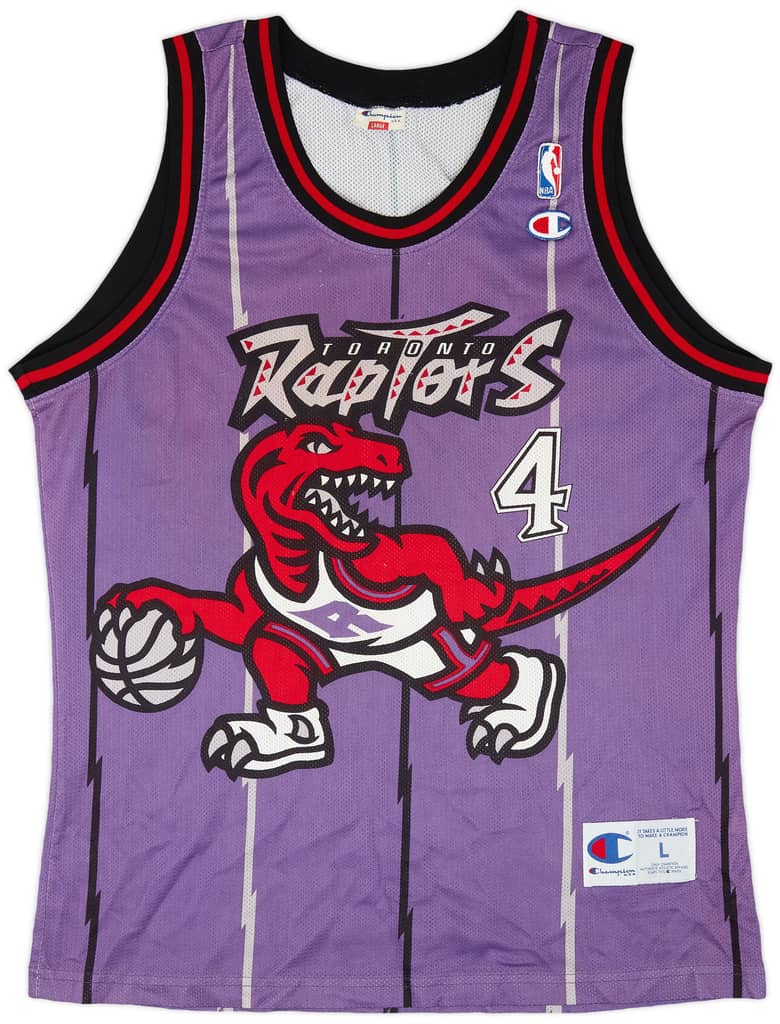 1995-96 Toronto Raptors Esposito #4 Champion Away Jersey (Excellent) L