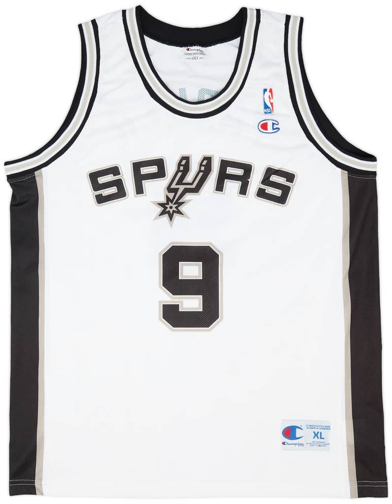 2002-10 San Antonio Spurs Parker #9 Champion Home Jersey (Very Good) XL