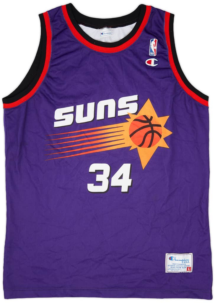 1992-96 Phoenix Suns Barkley #34 Champion Away Jersey (Excellent) L
