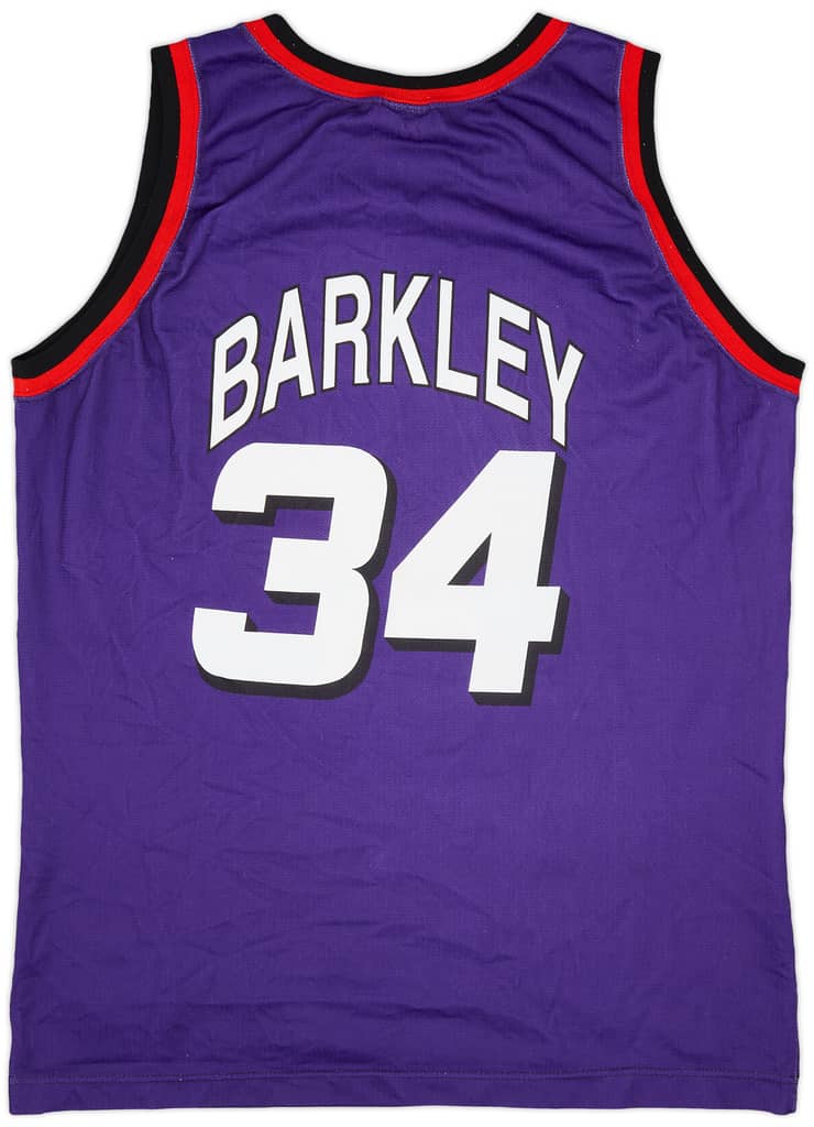 1992-96 Phoenix Suns Barkley #34 Champion Away Jersey (Excellent) L