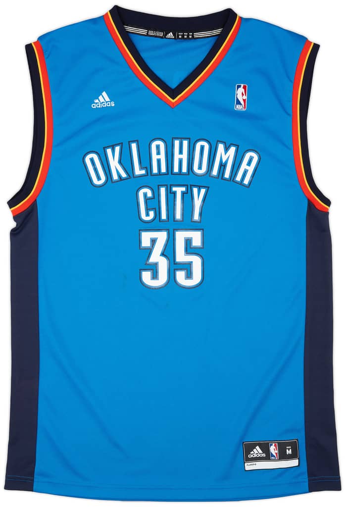 2010-14 Oklahoma City Thunder Durant #35 adidas Away Jersey (Excellent) M