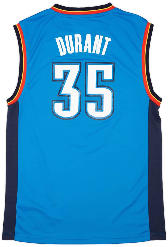 2010-14 Oklahoma City Thunder Durant #35 adidas Away Jersey (Excellent) M