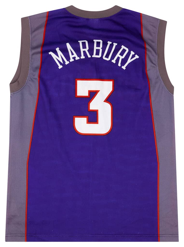 2001-04 Phoenix Suns Marbury #3 Champion Away Jersey (Excellent) XL