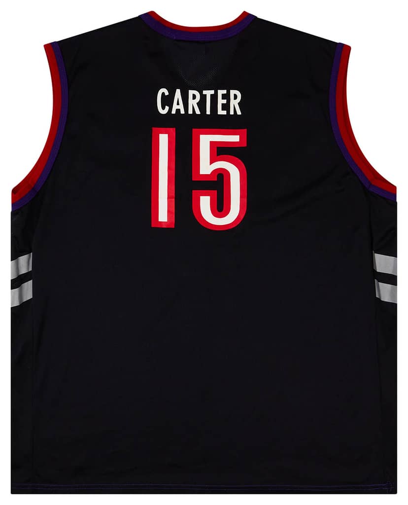 1999-02 Toronto Raptors Carter #15 Champion Away Jersey (Good) XL