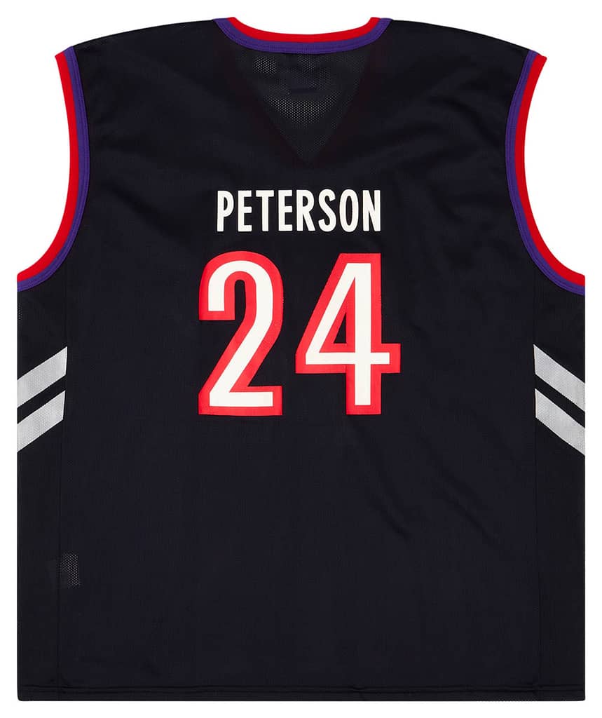 2000-02 Toronto Raptors Peterson #24 Champion Away Jersey (Excellent) M