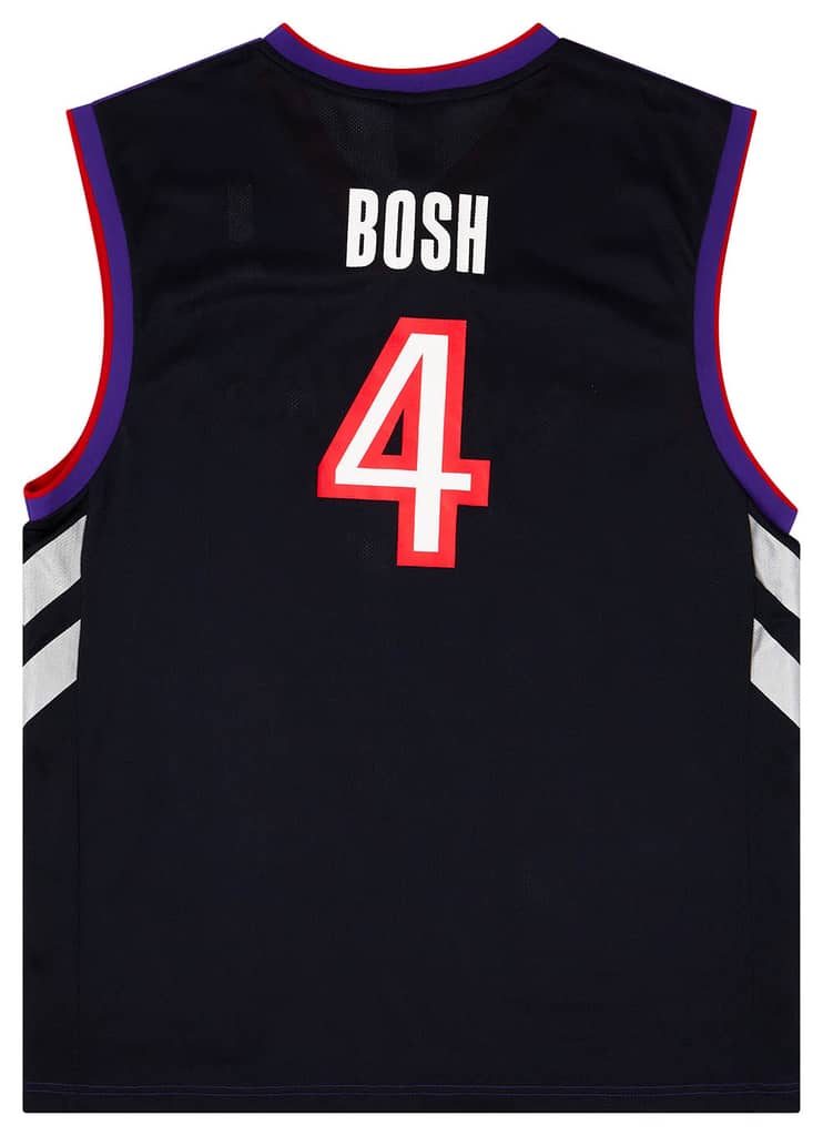 2003-06 Toronto Raptors Bosh #4 Reebok Away Jersey (Excellent) XL