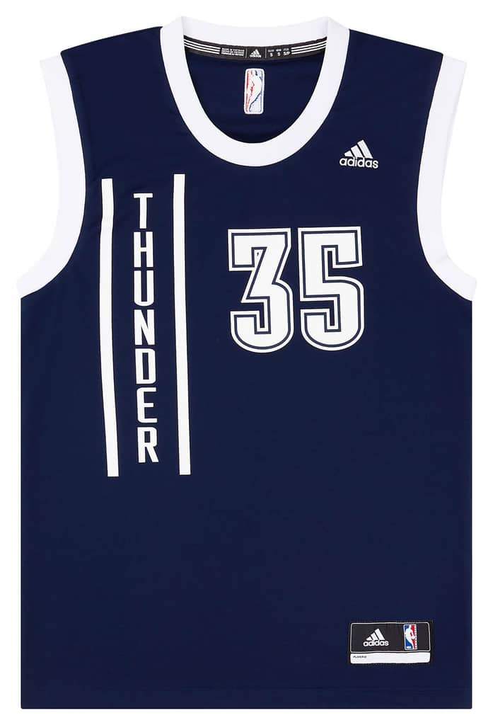 2014-16 Oklahoma City Thunder Durant #35 adidas Alternate Jersey (Excellent) S