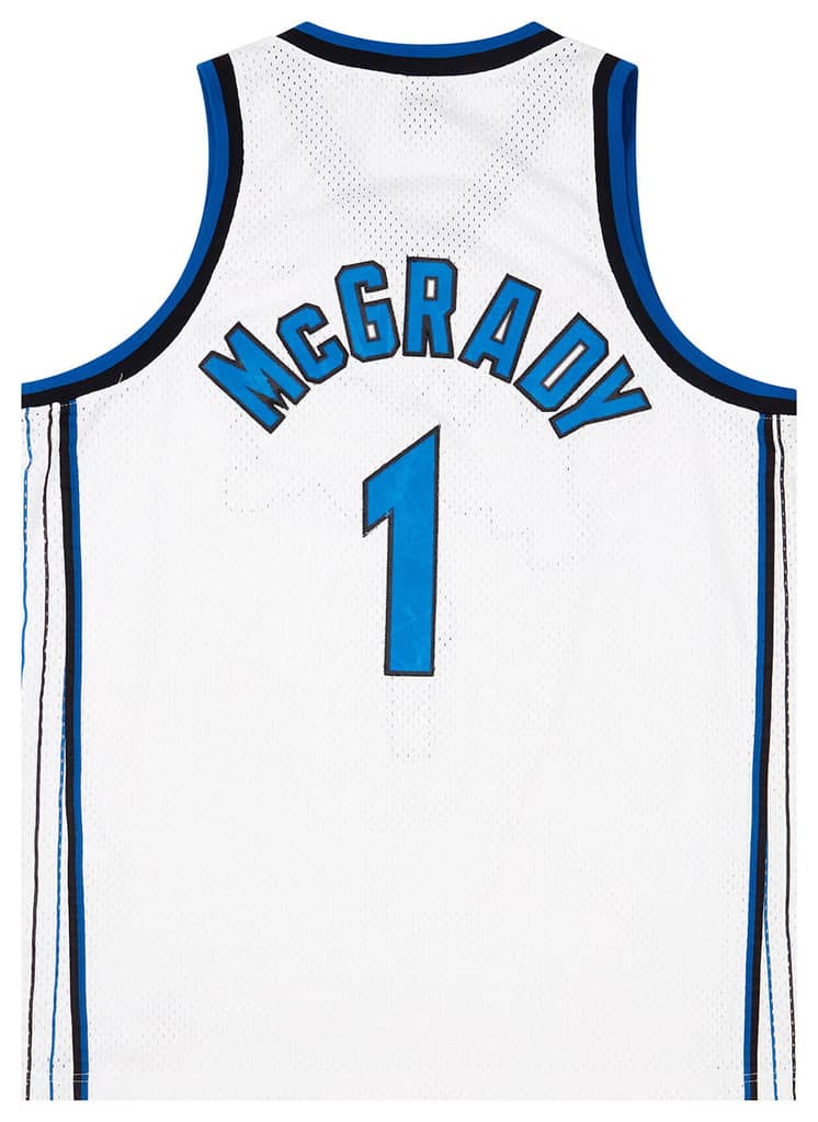 2000-03 Orlando Magic McGrady #1 Nike Swingman Home Jersey (Very Good) XXL