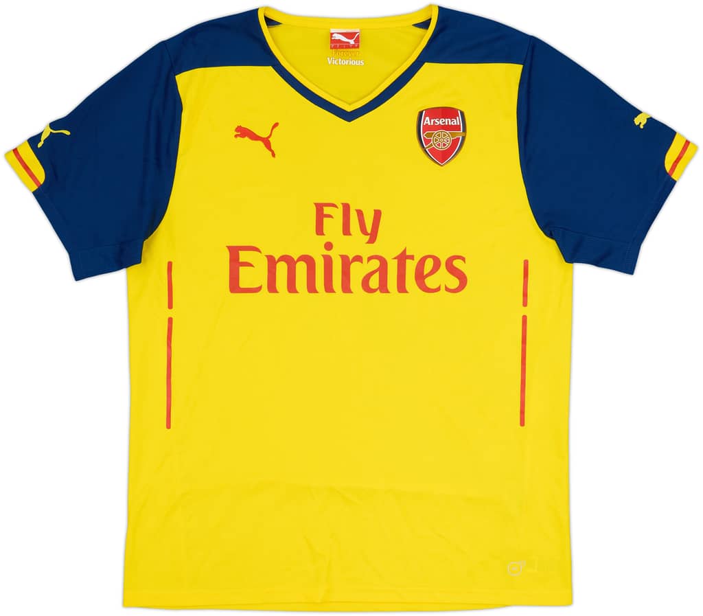 2014-15 Arsenal Away Shirt Ozil #11