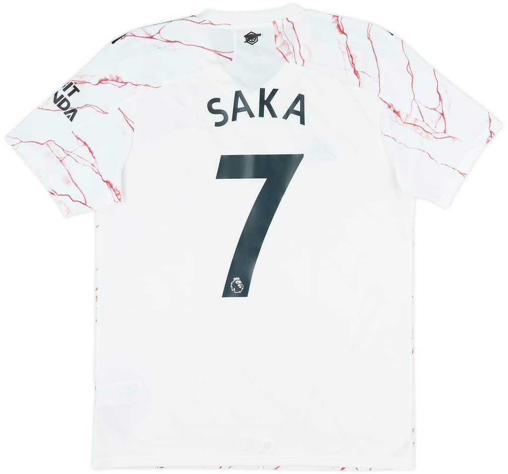 2020-21 Arsenal Visitante Camiseta Saka #7 - 6/10 - (S)