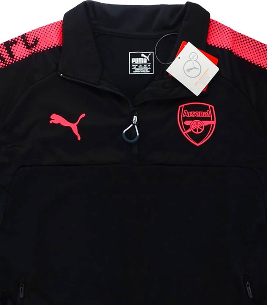 2017-18 Arsenal Puma European 1/2 Zip Training Top (S)