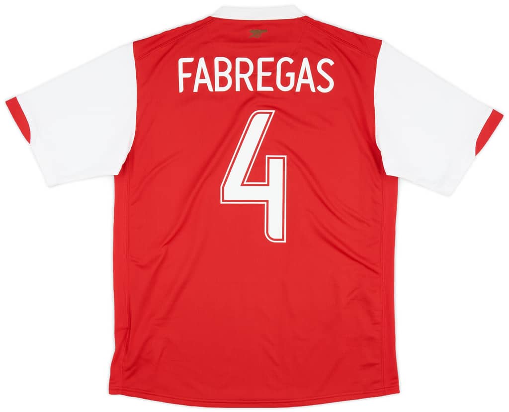 2006-08 Arsenal Home Shirt Fabregas #4 - 6/10 - (S)