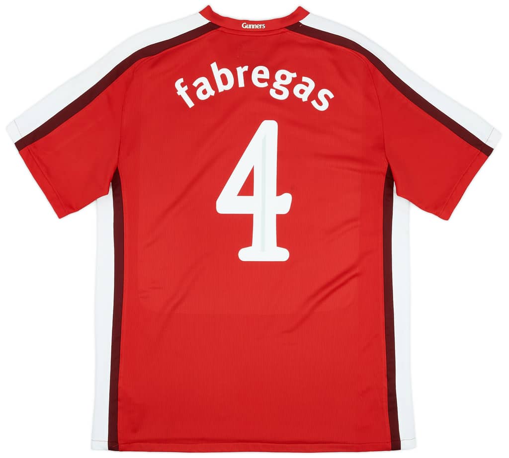 2008-10 Arsenal Home Shirt Fabregas #4 - 8/10 - (S)