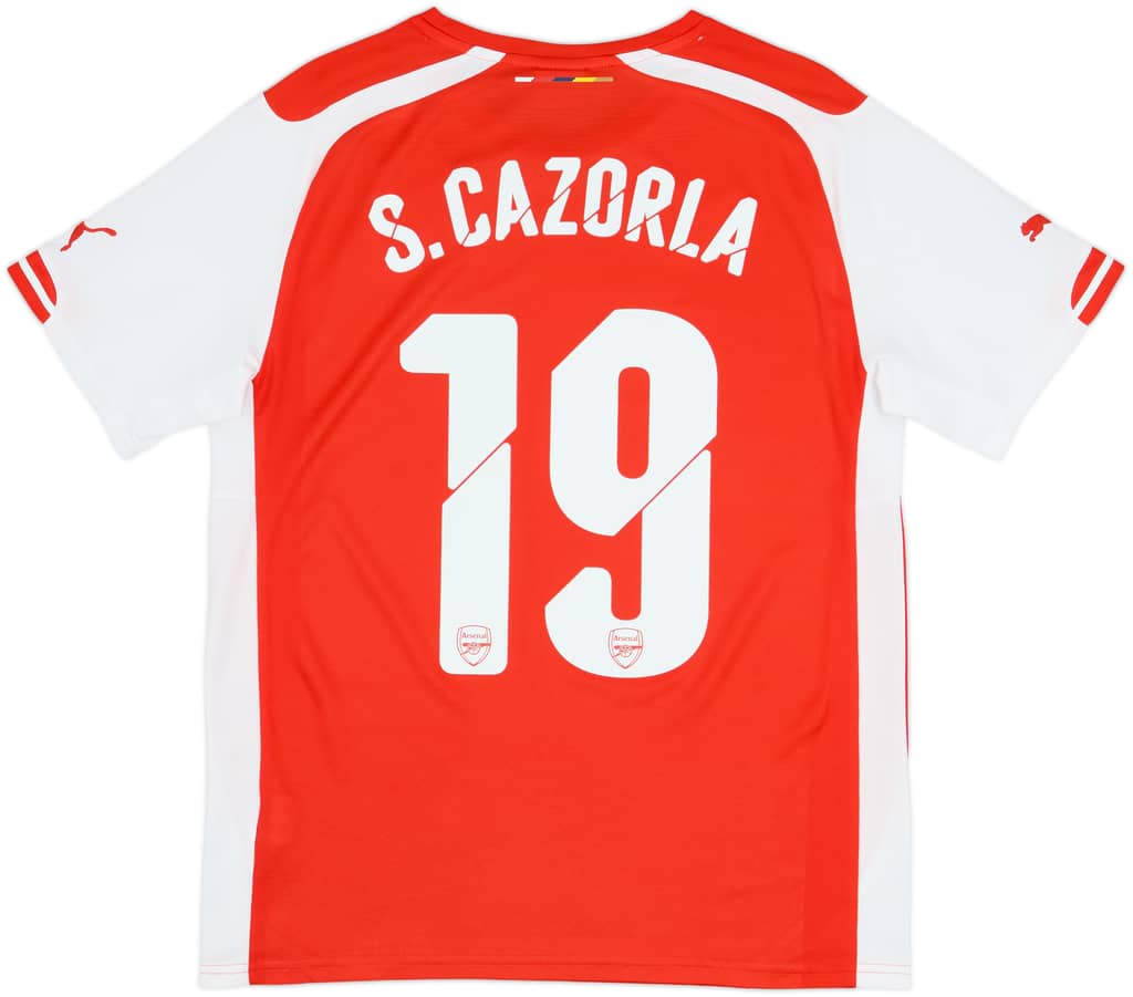 2014-15 Arsenal Home Shirt S.Cazorla #19