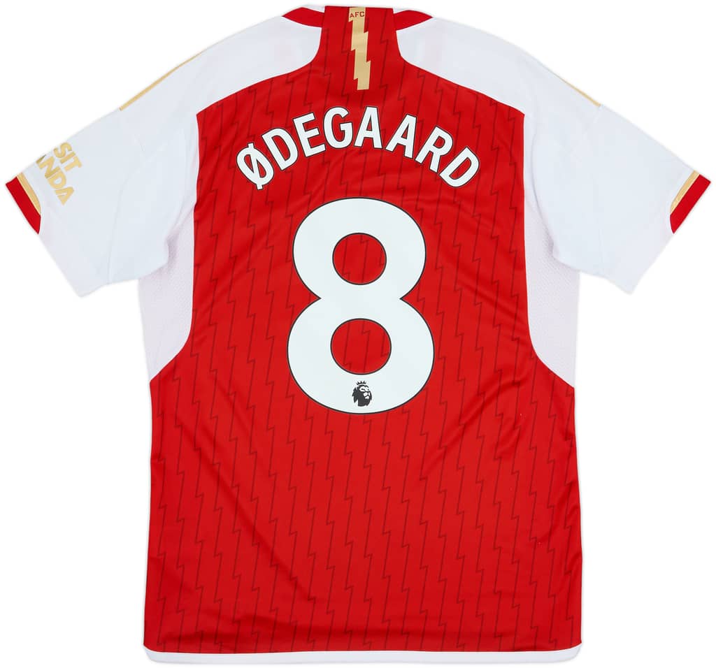 2023-24 Arsenal Home Shirt Odegaard #8