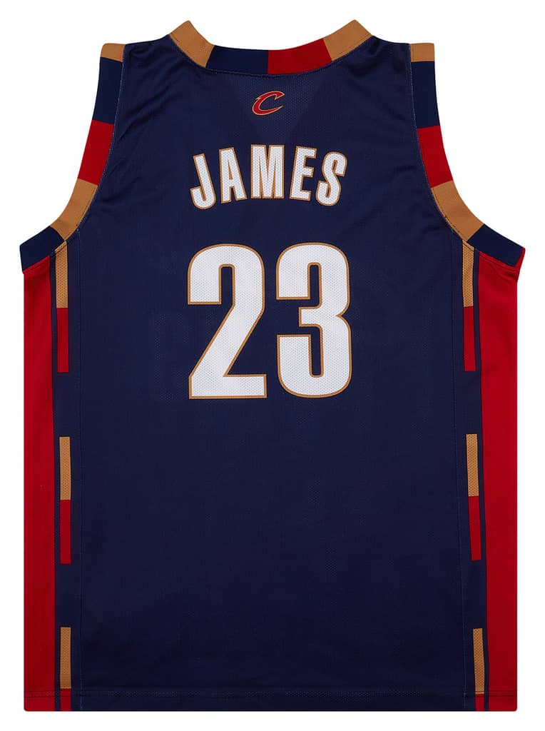 2005-10 Cleveland Cavaliers James #23 Champion Alternate Jersey (Excellent) S