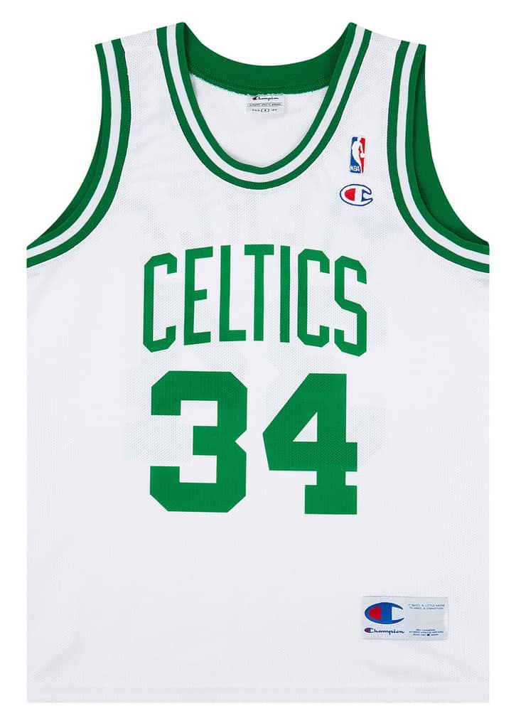 1998-10 Boston Celtics Pierce #34 Champion Home Jersey (Excellent) S