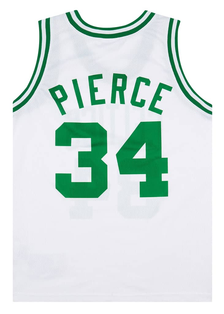 1998-10 Boston Celtics Pierce #34 Champion Home Jersey (Excellent) S