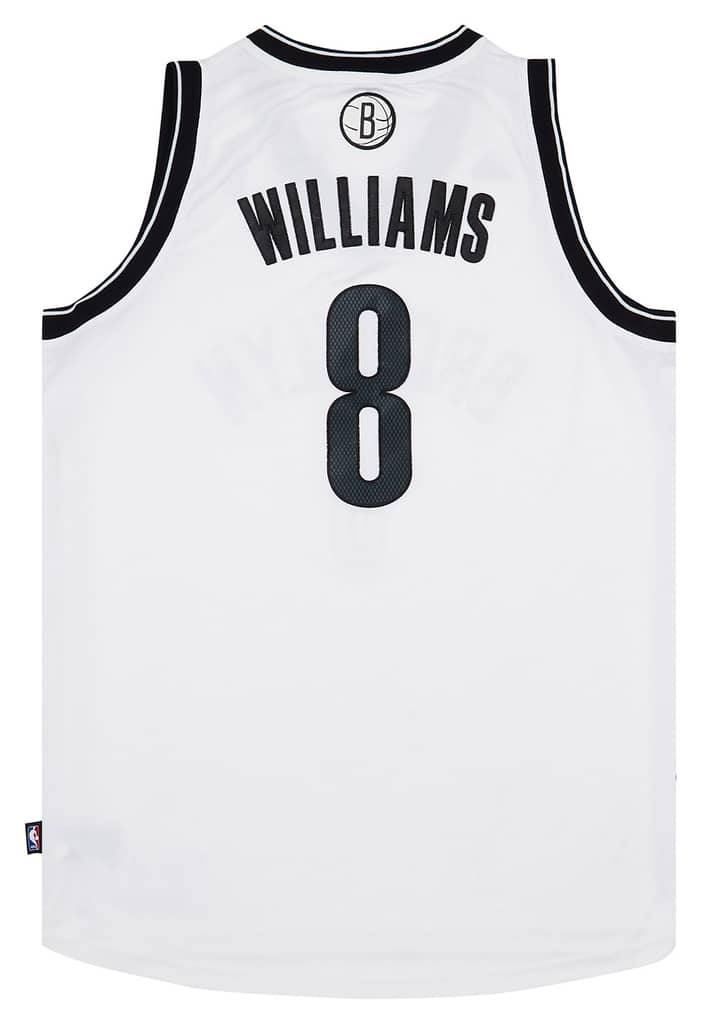 2012-14 Brooklyn Nets Williams #8 adidas Swingman Home Jersey (Excellent) L