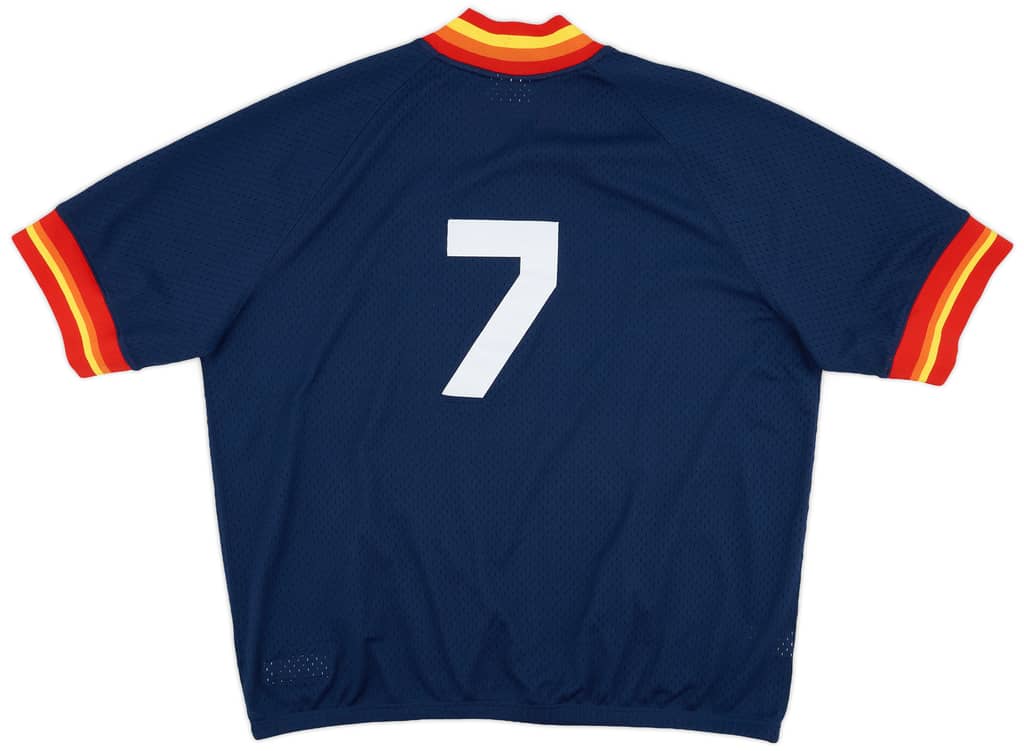 1991 Houston Astros Biggio #7 Mitchell & Ness Batting Practice Jersey (Excellent) XXL