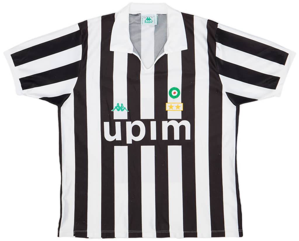 1991-92 Juventus Home Shirt - 8/10 - (L)