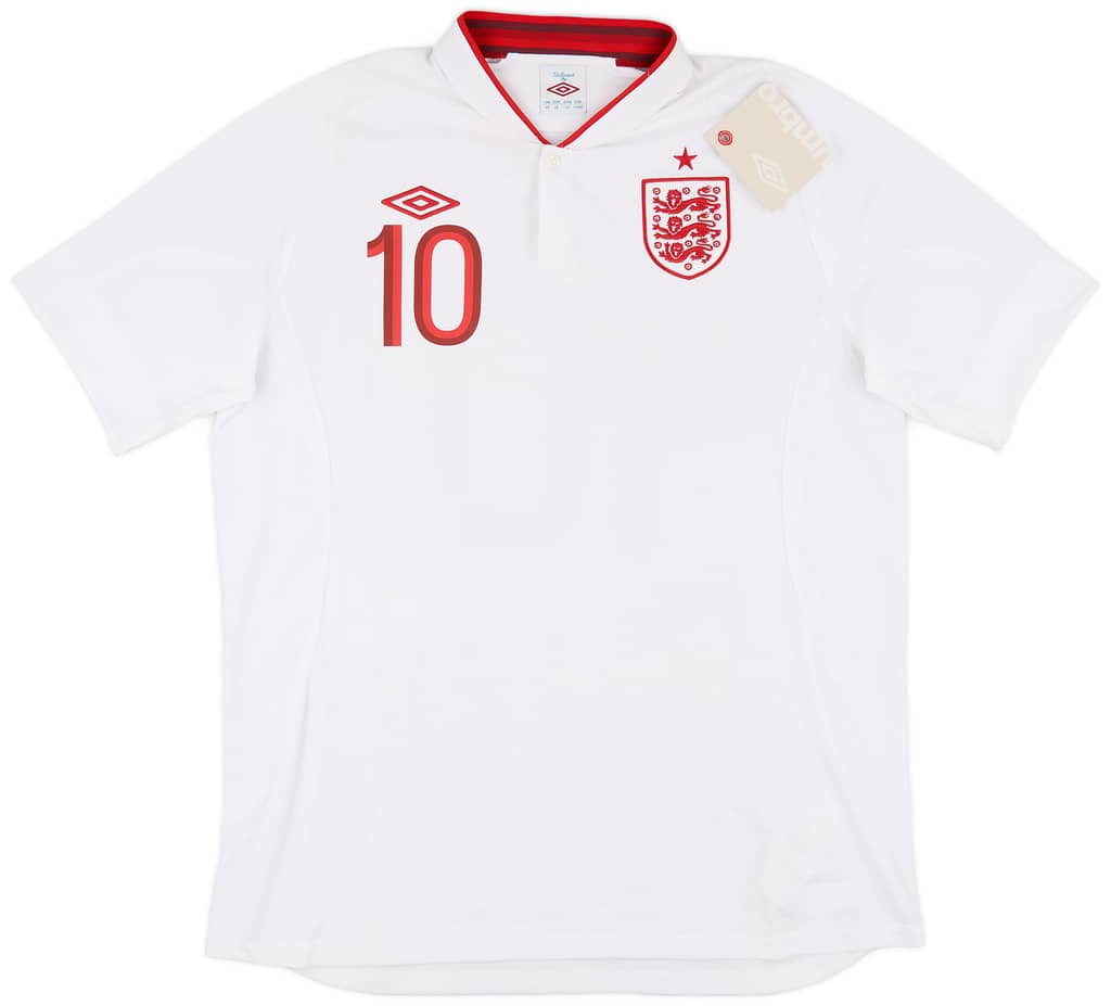 2012-13 England Home Shirt Rooney #10 (XL)
