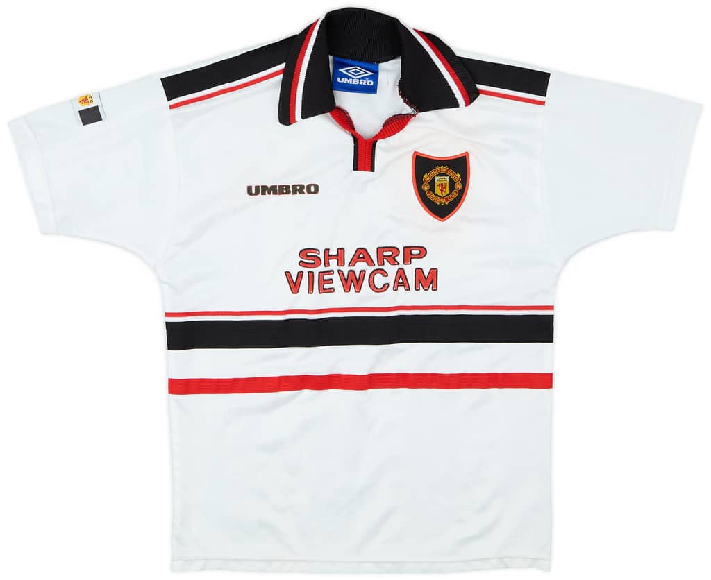 1997-99 Manchester United Away Shirt - 7/10 - (L.Boys)