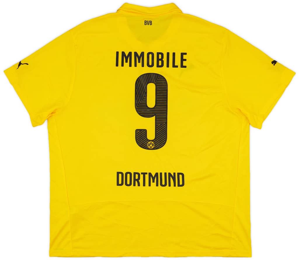 2014-15 Dortmund CL Home Shirt Immobile #9 - 7/10 - (3XL)