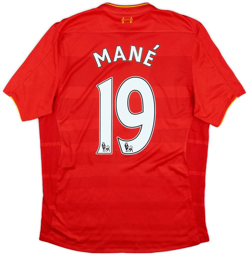 2016-17 Liverpool Home Shirt Mane #19 - 7/10 - (M)