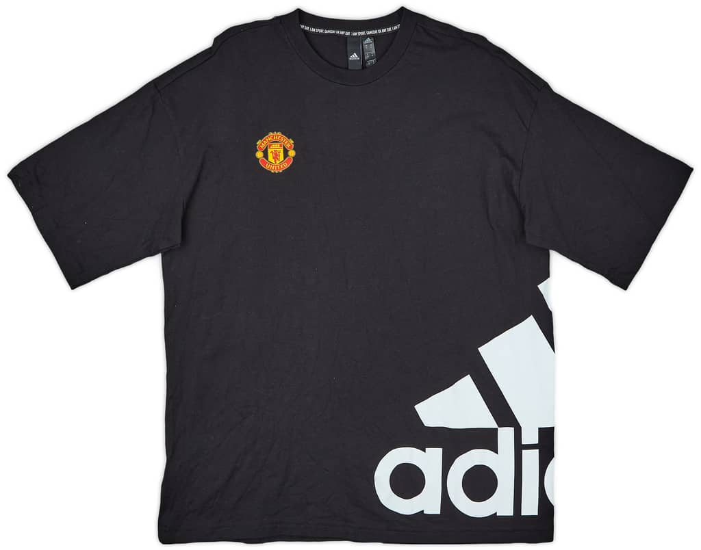 2020-21 Manchester United adidas Cotton Tee - 8/10 - (M)