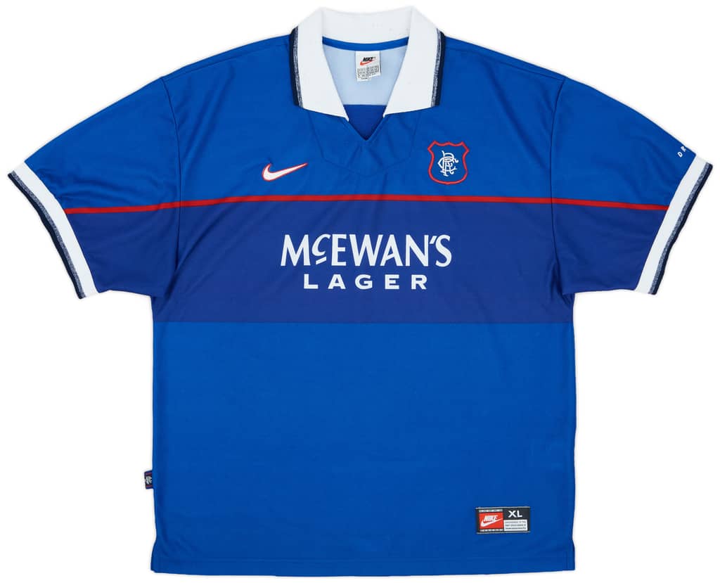 1997-99 Rangers Home Shirt Negri #9 - 8/10 - (XL)