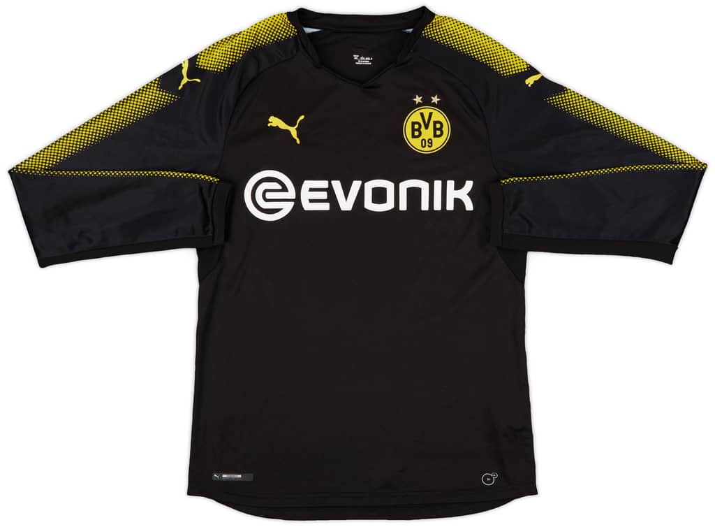 2017-18 Borussia Dortmund Away L/S Shirt - 7/10 - (L)